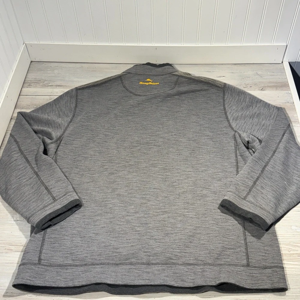 Tommy Bahama Half Zip Sweatshirt NFL Pittsburgh‎ Steelers Reversible Size XL